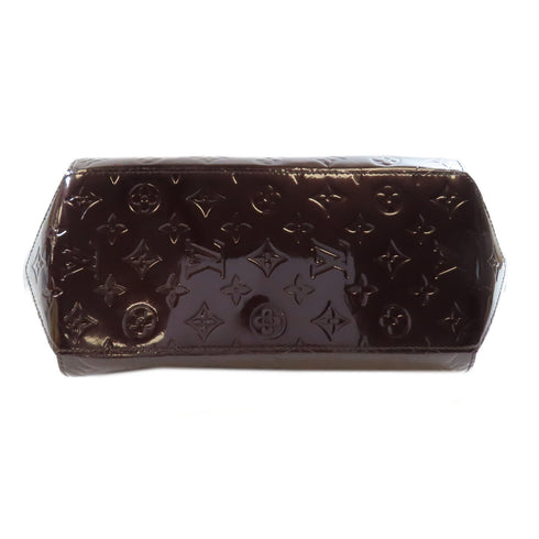 LOUIS VUITTON LV GHW Sherwood PM Handbag M91493 Monogram Vernis Burgundy