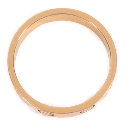 CARTIER Mini Love Ring 18K Rose Gold US#5.25 #50