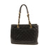 CHANEL CC GHW GST Grand Shopping Tote Chain Shoulder Bag Calfskin Leather