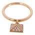 HERMES Clou D'H Ring 18K Rose Gold US#6
