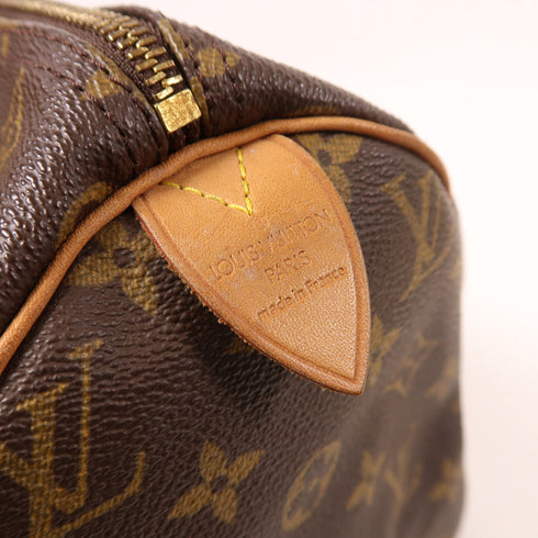 LOUIS VUITTON LV GHW Speedy 30 Hand Bag M41108 Monogram Brown v3