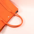 HERMES PHW Garden Party PM Tote Bag Shoulder Handbag Negonda Leather Orange