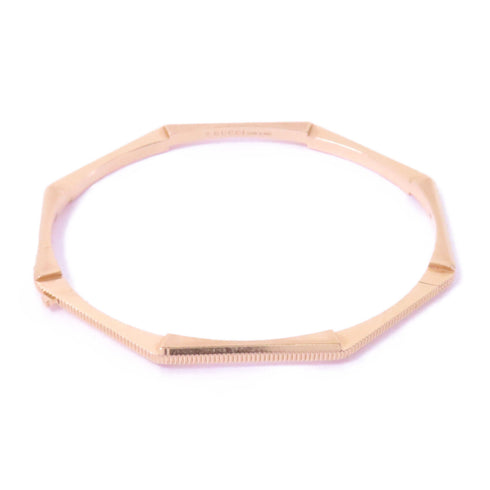 GUCCI GG Link To Love Bangle 18K Pink Gold