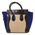 CELINE Micro Luggage Hand Bag Calfskin Leather/Suede Leather Black/Blue/Khaki