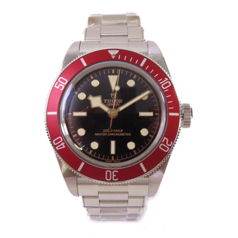 TUDOR Black Bay 41mm Automatic Watch Stainless Steel 7941A1AORU Black Red