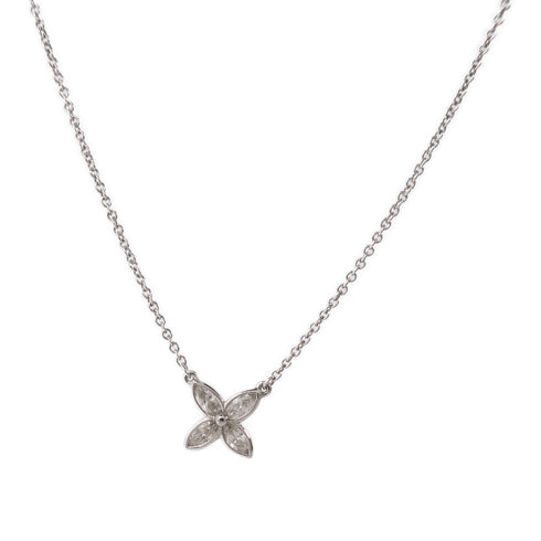 TIFFANY&CO Victoria Diamond Necklace Accessories PT950 Platinum
