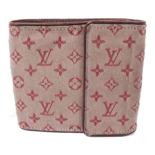 LOUIS VUITTON LV GHW Wallet M92241 Monogram Mini Red