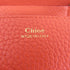 Chloe GHW Chain Shoulder Bag Crossbody Calfskin Leather Orange