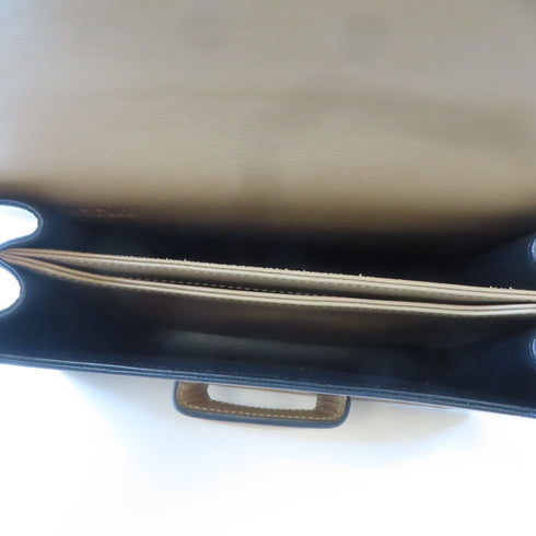 LOEWE GHW Barcelona Shoulder Crossbody Bag 302 74 M15 Leather Brown