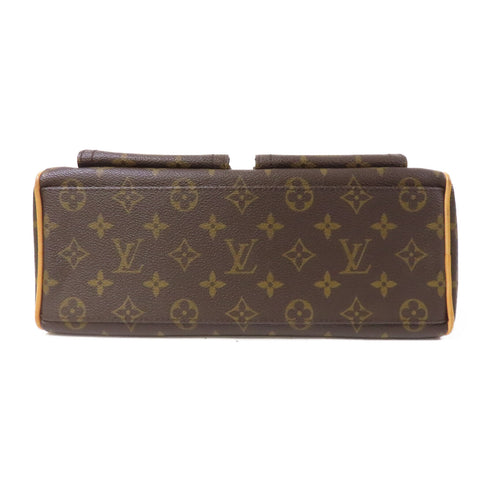 LOUIS VUITTON LV GHW Manhattan PM Handbag M40026 Monogram Brown