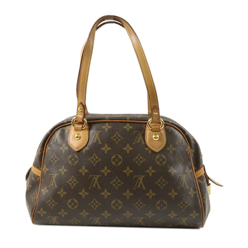 LOUIS VUITTON LV GHW Montorgueil PM Shoulder Bag M95565 Monogram Brown v5