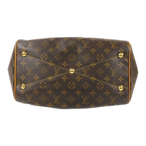 LOUIS VUITTON LV GHW Tivoli GM Shoulder Bag M40144 Monogram Brown v3