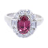 FINE JEWELRY 1.39ct Ruby 0.916ct Diamond Ring PT900 Platinum US#6.75
