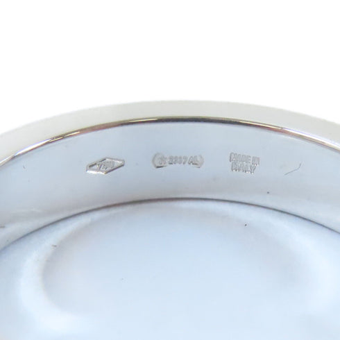 BVLGARI Bvlgari Bvlgari Logo Ring 18K White Gold Diamond US#6.75