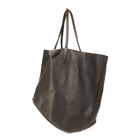 GIVENCHY GHW Tote Bag Handbag Calfskin Leather Black