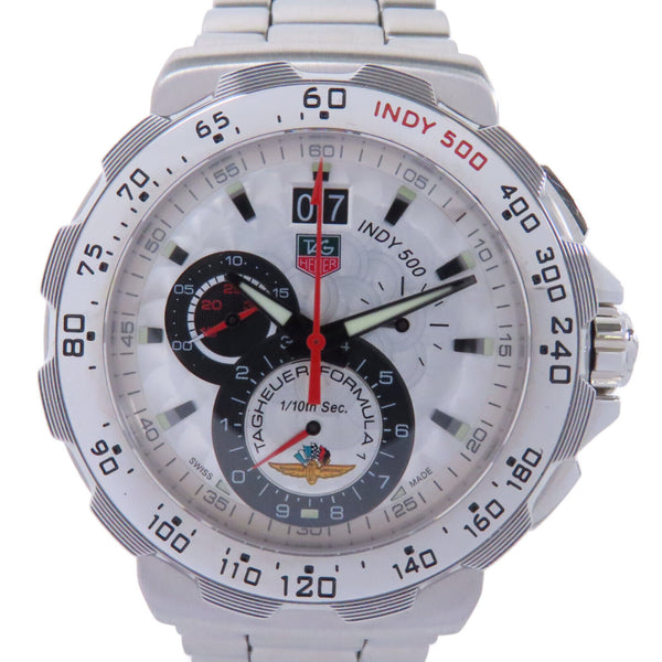 TAG HEUER Formula Q1 Quartz Watch CAH101B/BA0860 Stainless Steel Silver Color