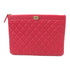 CHANEL CC GHW Pouch Calfskin Leather Pink