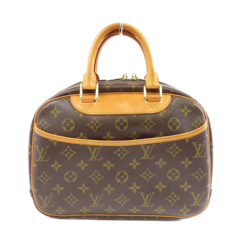 LOUIS VUITTON LV GHW Deauville Hand Bag M47270 Monogram Brown v3
