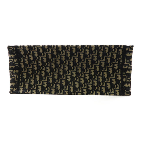 Christian Dior CD Book Tote Bag Canvas Blue