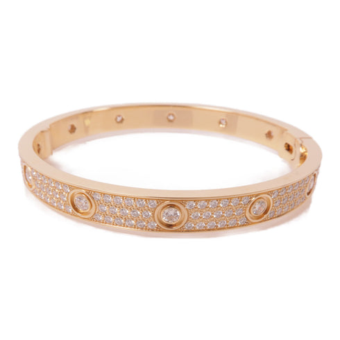 CARTIER Love Bangle 18K Pink Gold/Diamond