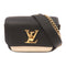 LOUIS VUITTON LV GHW Lockme Tender 2 Way Bag M58557 Calfskin Leather Black/White