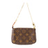 LOUIS VUITTON LV GHW Mini Pochette Accessoires Handbag M58009 Monogram Brown v6