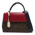 LOUIS VUITTON LV GHW Cluny BB 2 Way Bag Monogram Brown/Red