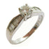 FINE JEWELRY 0.32ct Diamond Ring 18K White Gold US#5.25