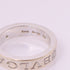 BVLGARI Double Logo 1p Diamond Ring 18K White Gold US#4.25