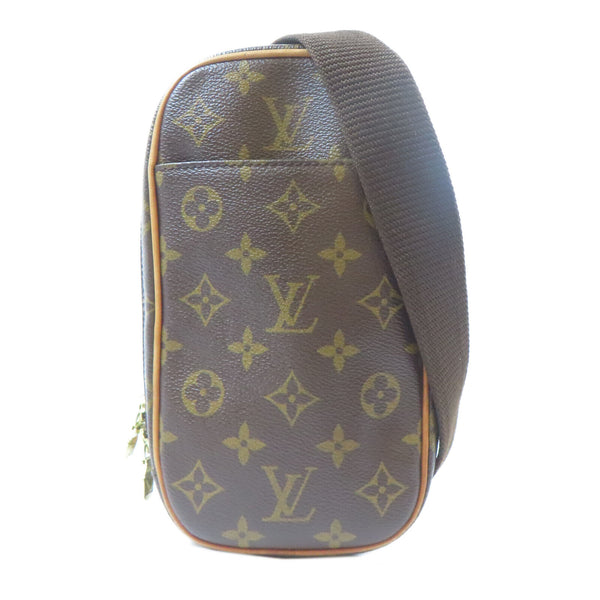 LOUIS VUITTON LV GHW Pochette Gange Shoulder Bag M51870 Monogram Brown v1