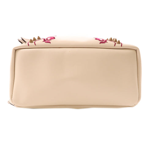 FENDI SHW Backpack Rucksack 8BZ038 Lambskin Leather Beige