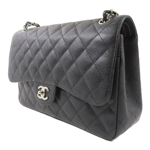CHANEL CC SHW Large Classic Shoulder Bag A58600 Calfskin Leather