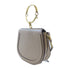 CHLOE GHW Nile Medium 2 Way Shoulder Handbag Leather Gray