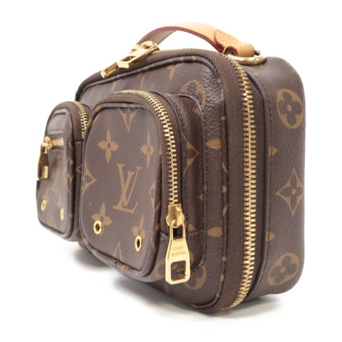 LOUIS VUITTON LV GHW Utility 2 Way Shoulder Bag Handbag M80446 Monogram Brown v6