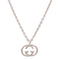 GUCCI GG Necklace 925 Sterling Silver