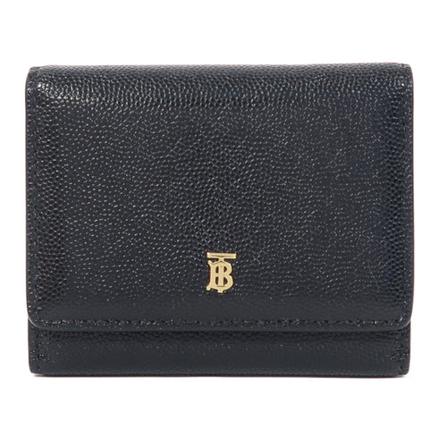 BURBERRY GHW Card Case/Card Holder Calfskin Leather Black
