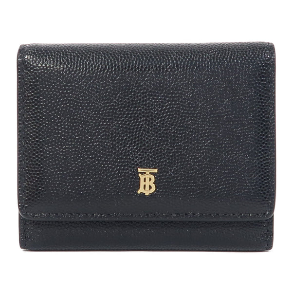 BURBERRY GHW Card Case/Card Holder Calfskin Leather Black