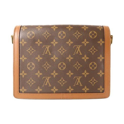 LOUIS VUITTON LV GHW Dauphine MM 2 Way Shoulder Bag M44391 Monogram Reverse v4