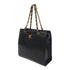 CHANEL CC GHW Chain Hand Bag Calfskin Leather Black