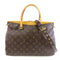 LOUIS VUITTON LV GHW Pallas MM 2 Way Shoulder Bag M40906 Monogram Brown