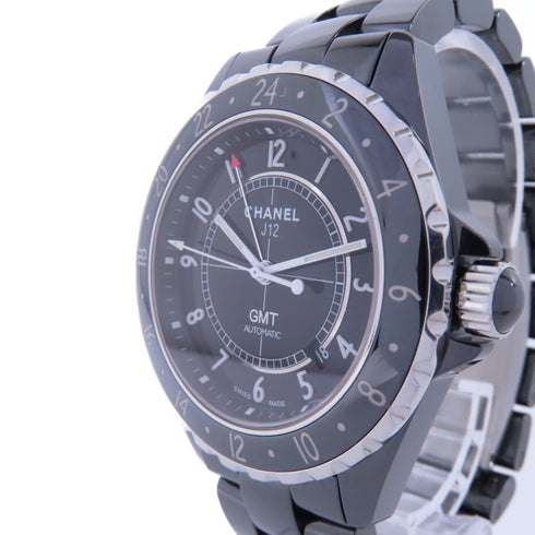 CHANEL CC J12 GMT Automatic Watch H2012 Ceramic Black