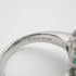 FINE JEWELRY 10.17ct Emerald 1.37 Diamond Ring PT900 Platinum US#6