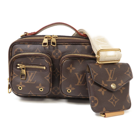 LOUIS VUITTON LV GHW Utility 2 Way Shoulder Bag Handbag M80446 Monogram Brown v7