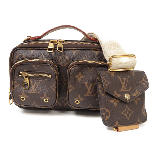 LOUIS VUITTON LV GHW Utility 2 Way Shoulder Bag Handbag M80446 Monogram Brown v7