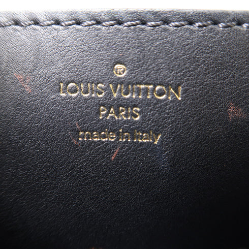 LOUIS VUITTON LV GHW New Wave Shoulder Bag M56461 Calfskin Leather Black