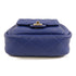 CHANEL Quilted CC GHW Chain Shoulder Bag Crossbody Calfskin Leather Blue