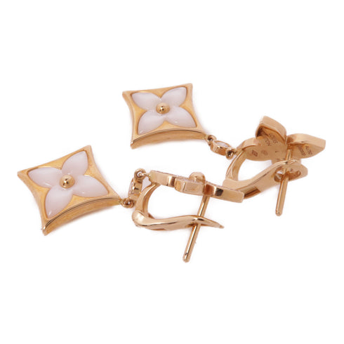 LOUIS VUITTON LV Blossom Double Star Earrings 18K Rose Gold