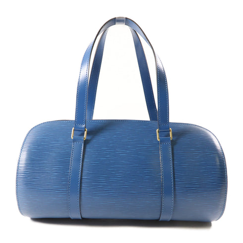LOUIS VUITTON LV Soufflot Handbag M52225 Epi Blue v1