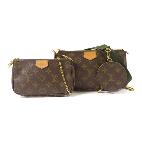 LOUIS VUITTON LV GHW Multi Pochette Accessories 2 Way Bag M44813 Monogram