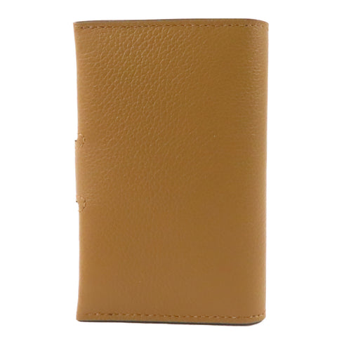 HERMES PHW Porte-Cartes RMS Card Holder Evercolor Leather Alezan